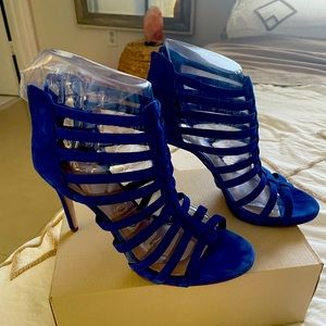 Beautiful shoes electric Blue